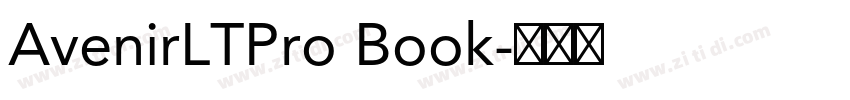 AvenirLTPro Book字体转换